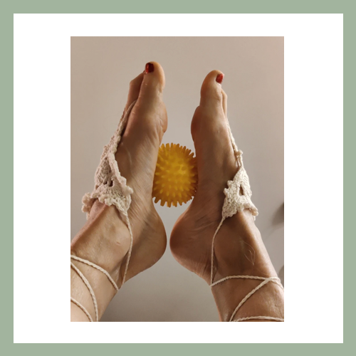 Voetenvakantie-kit prikkelbal